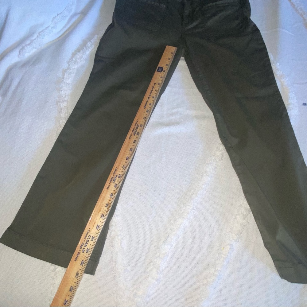 Madewell Mid-Rise Kick Out Jeans Olive Green Size 31 - Picture 12 of 17